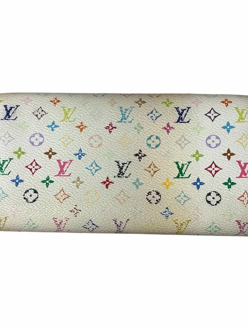 Louis Vuitton White Multicolor Monogram Flap Continental Wallet